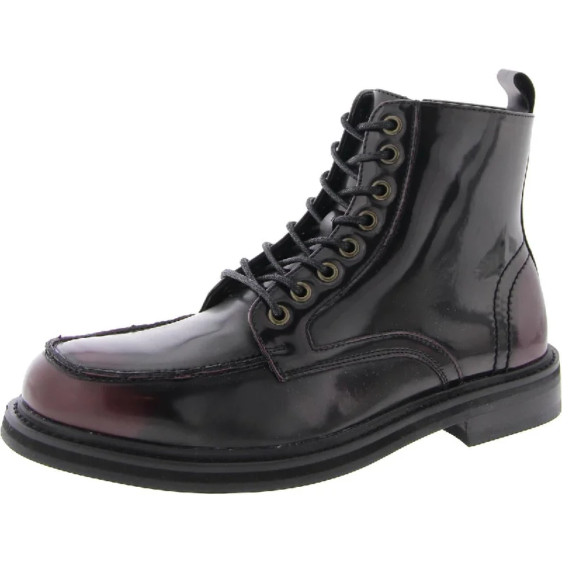 Men's Stylish Boots Steve Madden Mens Hezi Zip Up Laces Chelsea Boots