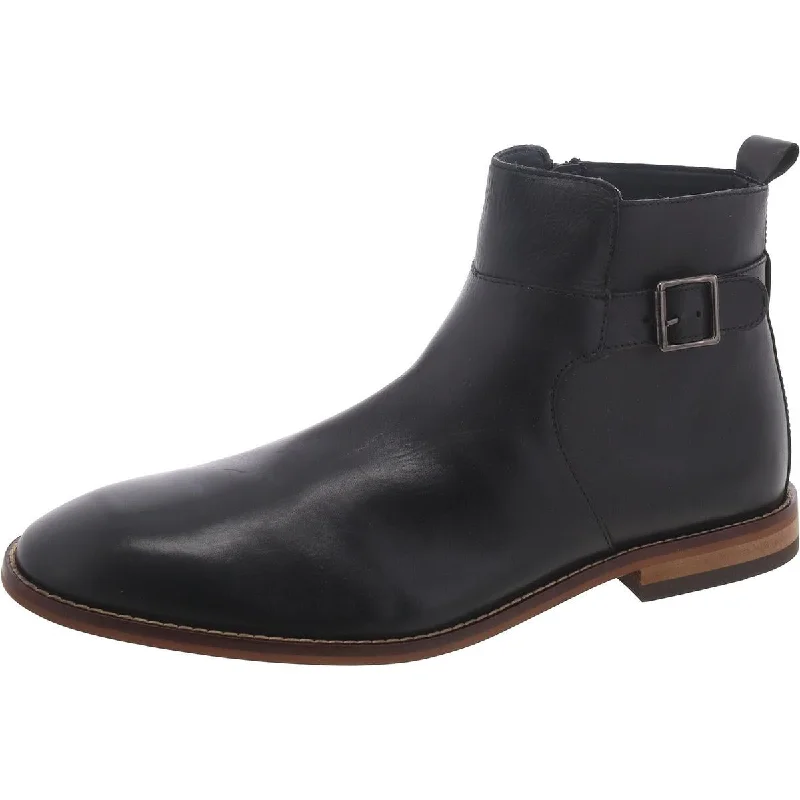 Men's Versatile Shoes Steve Madden Mens Faux Leather Pull On Chelsea Boots