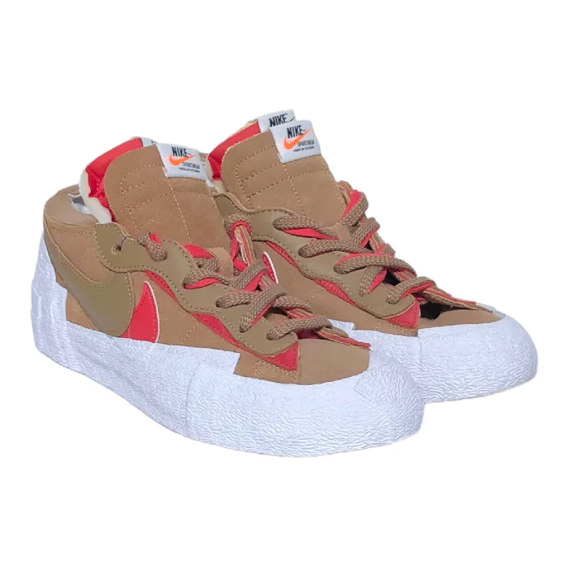 Men's Seamless Design Shoes NIKE/Sacai//Shoes/US 9.5/BRW/blazer low