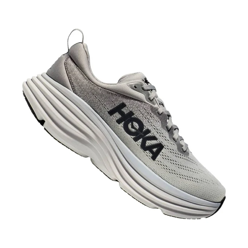Men's Premium Shoes HOKA Men's Bondi 8 - Sharkskin/Harbor Mist