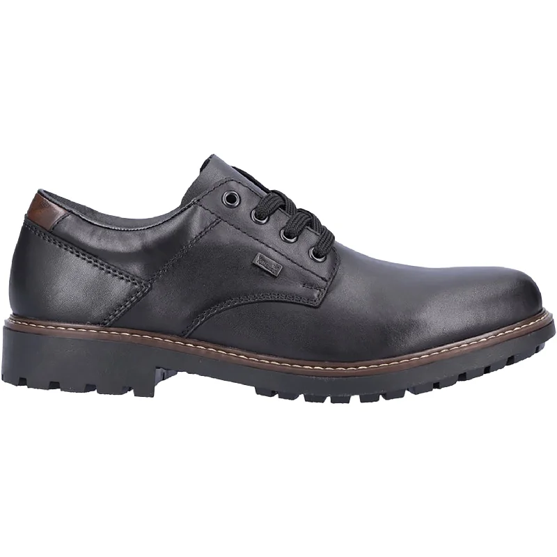 Men's High-Quality Boots Men's Rieker F4611-00 Rocky 11 Black/Black/Toffee Leather