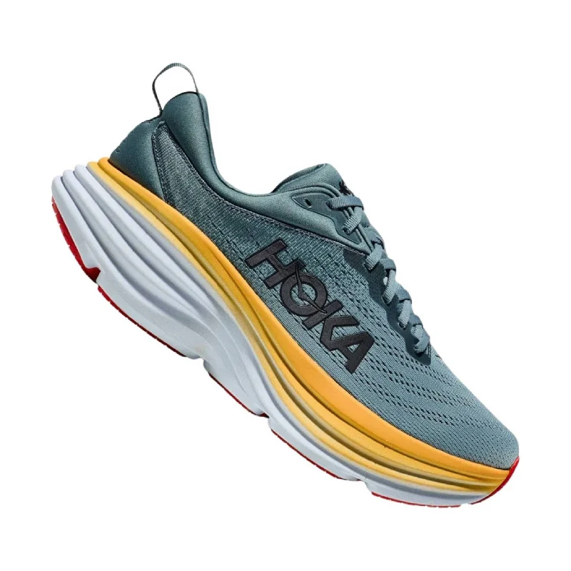 Elegant Shoes For Formal Events HOKA Men's Bondi 8 - Goblin Blue/Mountain Spring