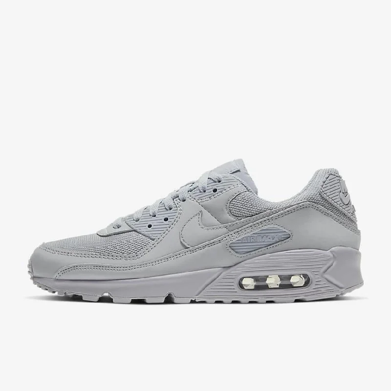 Men's Reinforced Sole Shoes Air Max 90 (Wolf Grey)