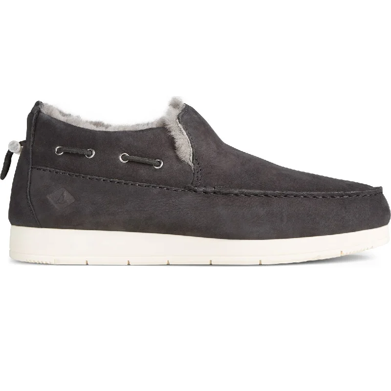 Men's Durable Boots Sperry Men's Moc-Sider Premium in Black