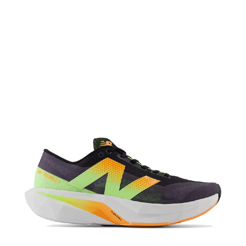 Men's Odor-Resistant Boots New Balance Men's FuelCell Rebel v4 Sneaker in Black with Graphite and White Peach Men's Odor-Resistant Boots New Balance Men's FuelCell Rebel v4 Sneaker in Black with Graphite and White Peach