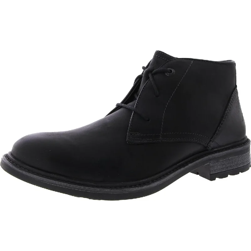 Men's Flexible Shoes Josef Seibel Mens Leather Ankle Chukka Boots