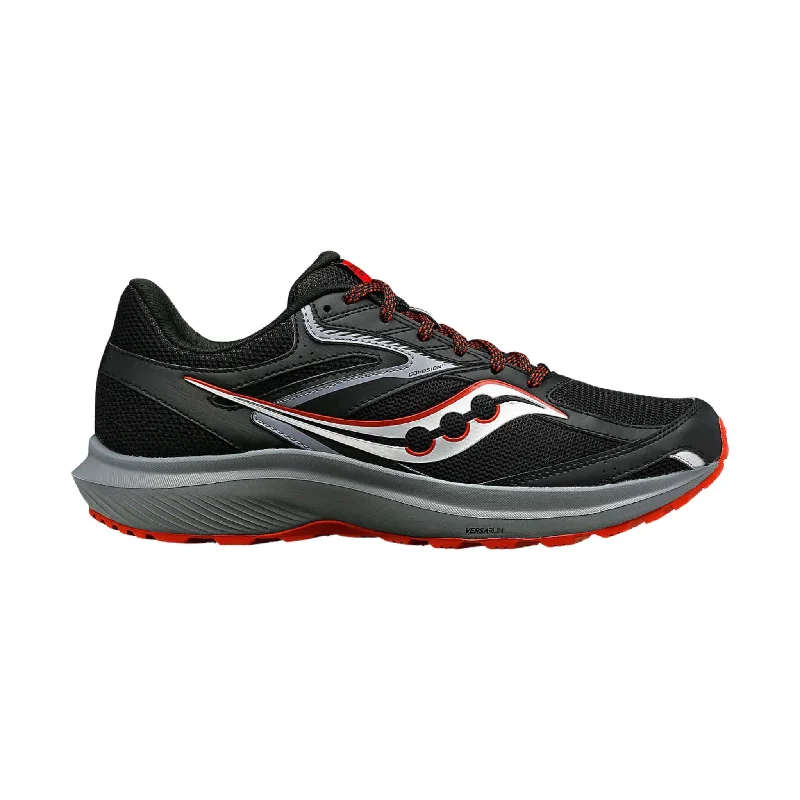 Men's Temperature-Regulating Shoes Saucony Men's Cohesion TR 17 Shoes - Black/Lava - ONLINE STORE CREDIT/EXCHANGE ONLY Men's Temperature-Regulating Shoes Saucony Men's Cohesion TR 17 Shoes - Black/Lava - ONLINE STORE CREDIT/EXCHANGE ONLY