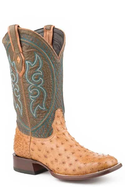 Men's High-Quality Boots Stetson Mens Pablo Ostrich Square Toe Boots Style 12-020-1852-0214 Men's High-Quality Boots Stetson Mens Pablo Ostrich Square Toe Boots Style 12-020-1852-0214