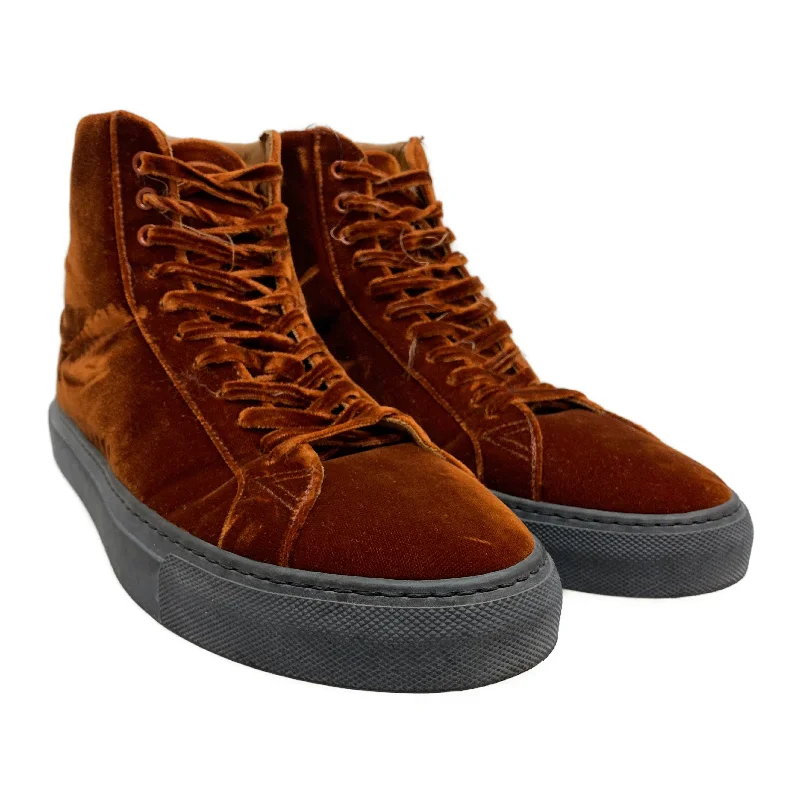 Men's Sporty Shoes GIVENCHY/Hi-Sneakers/42/ORN/Velour