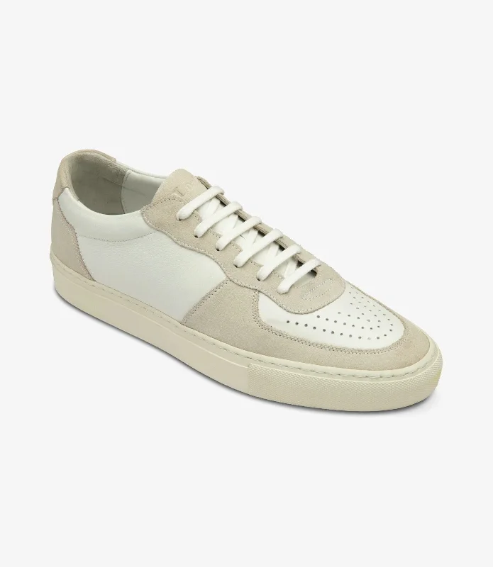 Men's Breathable Boots LOAKE Rush - Sneakers - White/Sand Suede