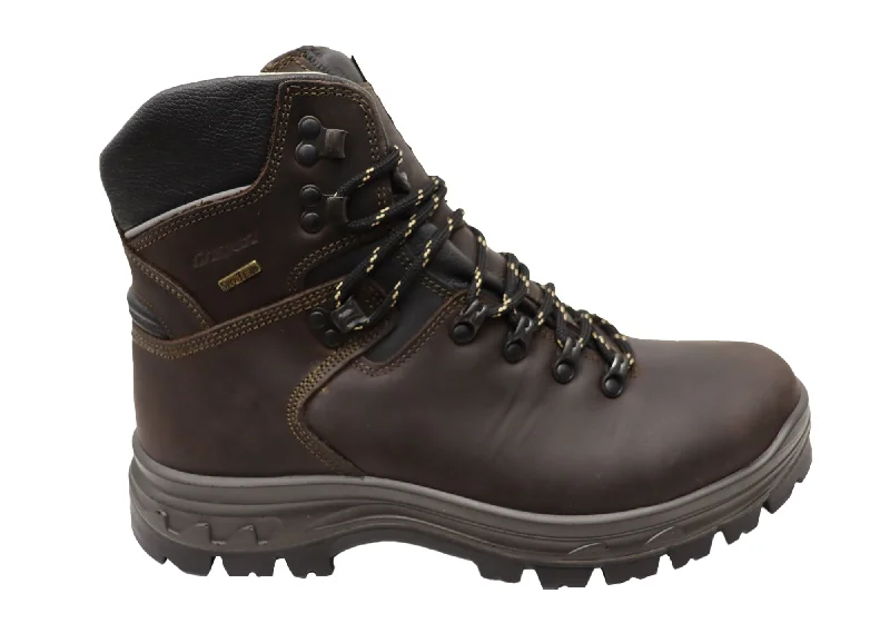 Men's Cozy Shoes Grisport Mens Denali Mid Hiking Waterproof Boots Made In Italy