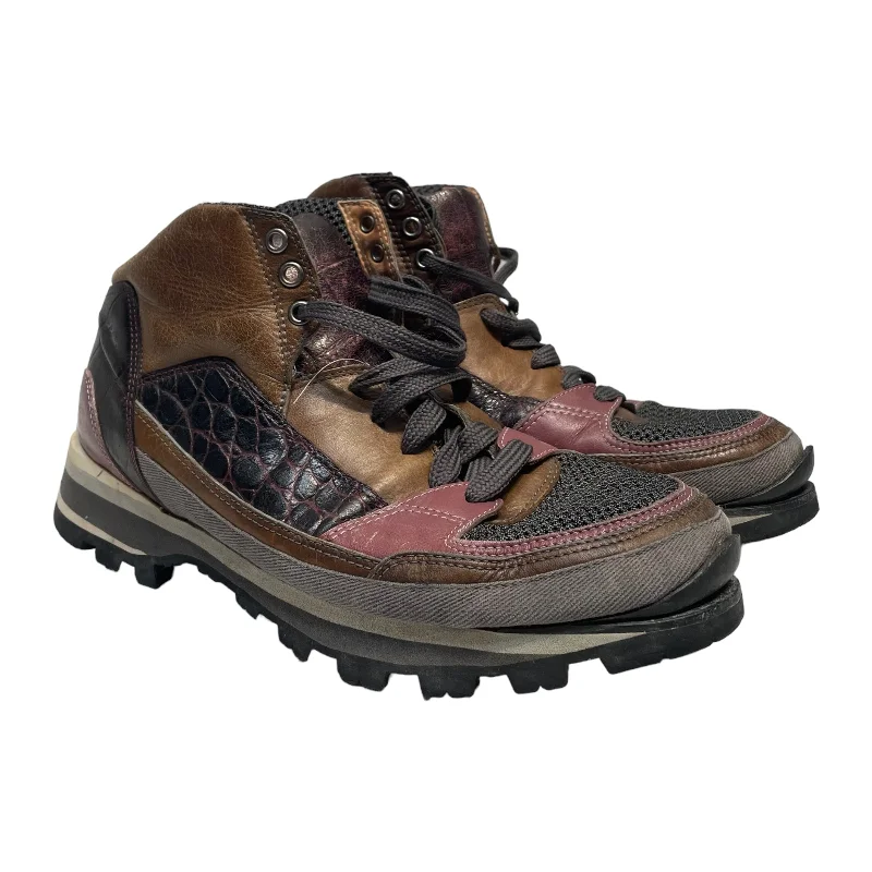 Lightweight Breathable Shoes For Men DRIES VAN NOTEN/Hi-Sneakers/EU 42/Leather/MLT/