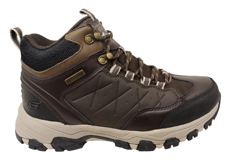 Men's Elegant Boots Skechers Mens Selmen Telago Comfortable Memory Foam Boots