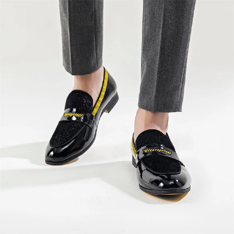 Men's Lightweight Boots Men's Luxury Patchwork Gold Bottom Waterproof Slip On Formal Loafers Men's Lightweight Boots Men's Luxury Patchwork Gold Bottom Waterproof Slip On Formal Loafers
