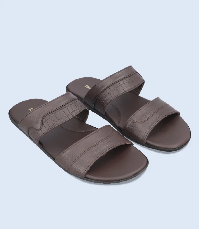 Men's Casual Shoes BM5634-BROWN-Men Casual Slipper