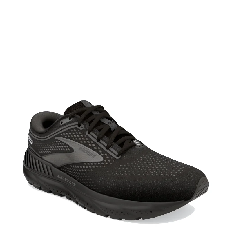 Men's Flexible Shoes Brooks Men's Beast GTS 23 Running Sneakers in Black/Ebony/Gunmetal Men's Flexible Shoes Brooks Men's Beast GTS 23 Running Sneakers in Black/Ebony/Gunmetal