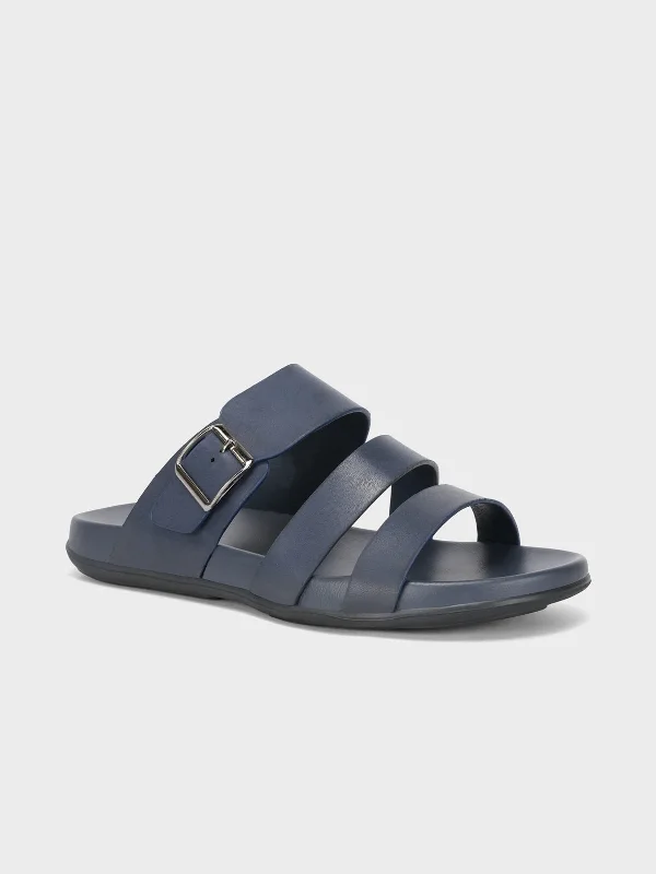 Men's Supportive Shoes Mens "PAVLOS" Adorned Strappy Slippers