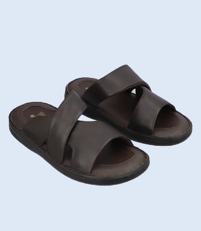 Men's Handcrafted Shoes BM5905-CHOCO-Men Comfort Slipper