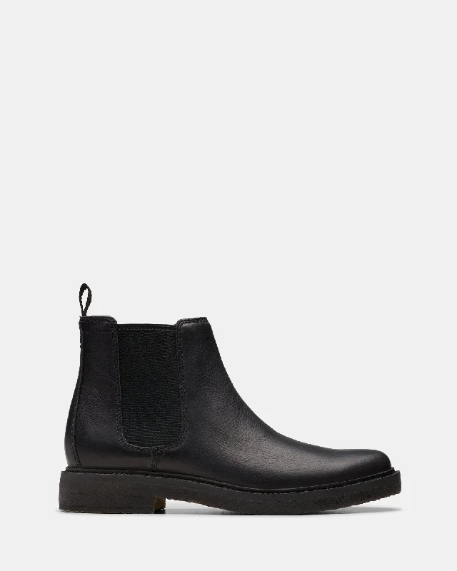 Men's Shock-Resistant Shoes Clarkdale Easy Black Leather