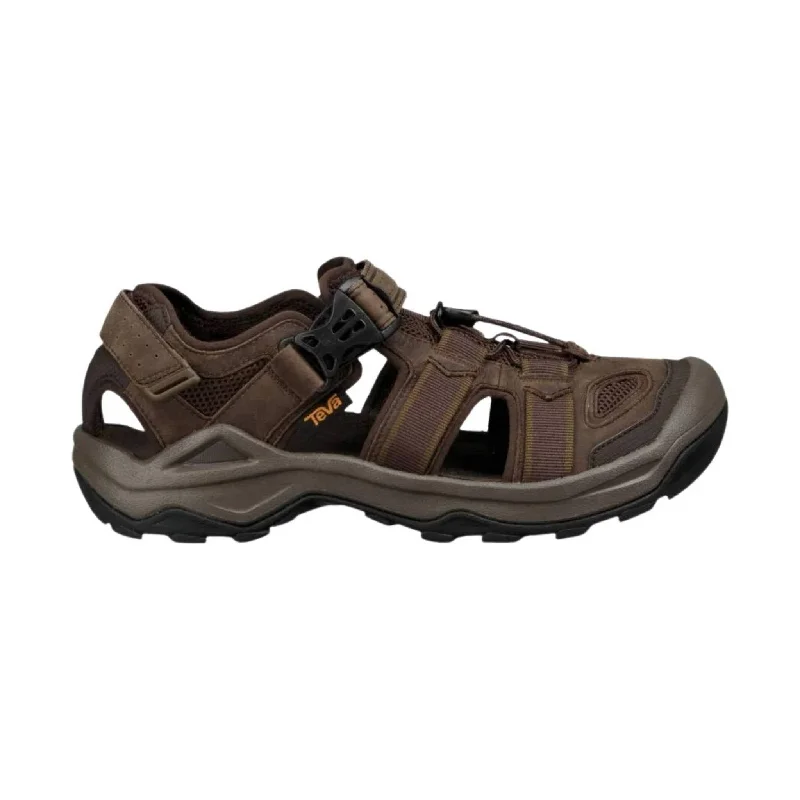 Men's Waterproof Boots Teva Men's Omnium 2 Leather Hybrid Shoe - Turkish Coffee