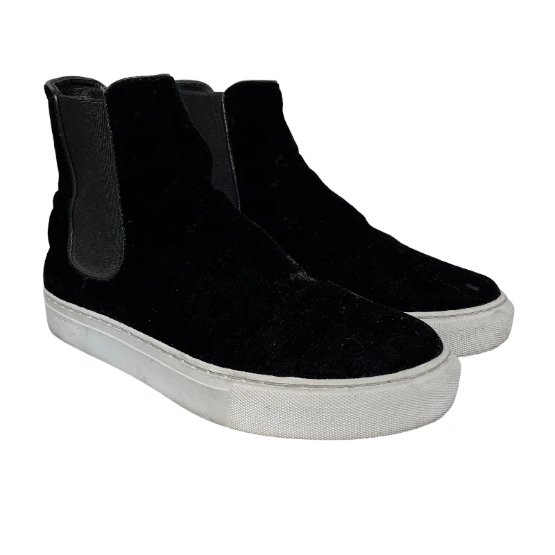 Men's Trendy Boots ALLSAINTS SPITALFIELDS/Hi-Sneakers/EU 40/Velour/BLK