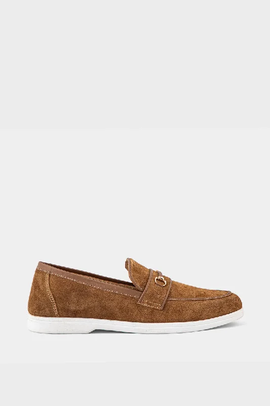 Huge Savings On Premium Quality Shoes Men Formal Loafers MF7005-Camel