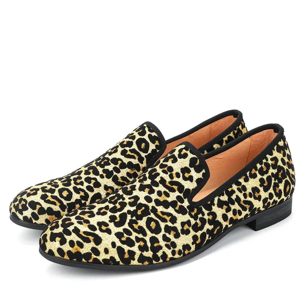 Grab Your Favorite Shoes At The Lowest Prices Men's Autumn Casual Leopard Printed Pattern Slip-On Closure Loafers Grab Your Favorite Shoes At The Lowest Prices Men's Autumn Casual Leopard Printed Pattern Slip-On Closure Loafers