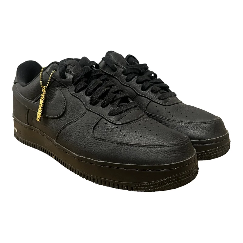 Men's Durable Boots NIKE/Low-Sneakers/US 11.5/Leather/BLK/AIR FORCE 1 CMFT EQUAILTY