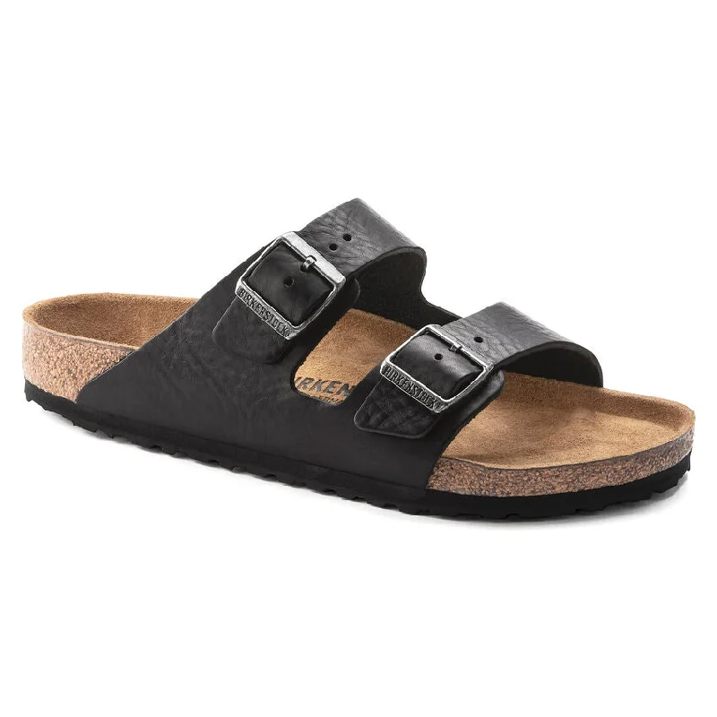 Men's Flexible Shoes Birkenstock Arizona Vintage Wood Blk 1023115