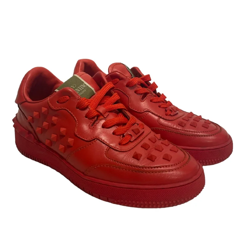 Men's Premium Boots VALENTINO/Low-Sneakers/US 7/Leather/RED/