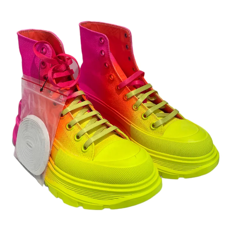 Men's Adaptive Fit Shoes Alexander McQueen/Hi-Sneakers/EU 39/All Over Print/MLT/