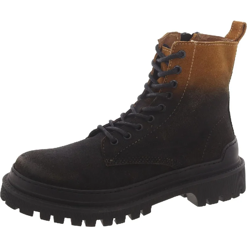 Men's Sporty Shoes Steve Madden Mens Guardian Leather Dip-Dye Combat & Lace-Up Boots Men's Sporty Shoes Steve Madden Mens Guardian Leather Dip-Dye Combat & Lace-Up Boots