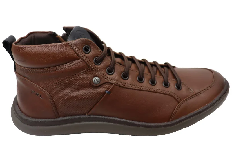 Men's Fashionable Shoes Ferricelli Dorado Mens Comfortable Leather Casual Boots Made In Brazil