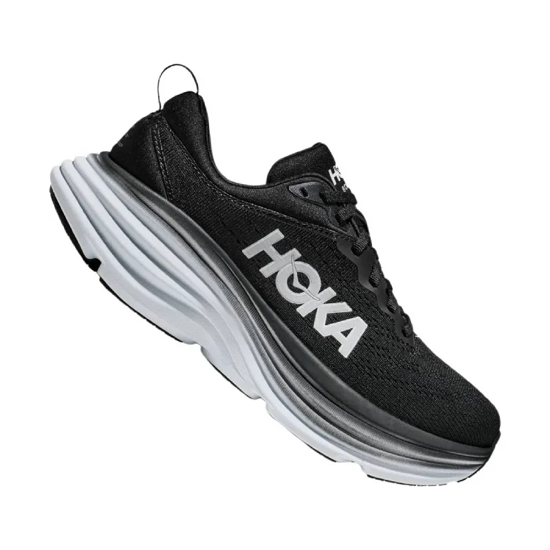 Sleek And Modern Shoes HOKA Men's Bondi 8 - Black/White