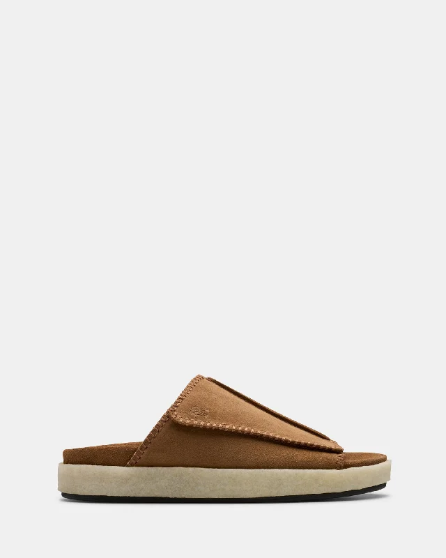Men's Lightweight Shoes Overleighslide Cola Suede