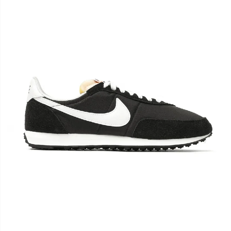 Men's Flexible Shoes Waffle Two Sneaker (Black + White + Sail + Total Orange)