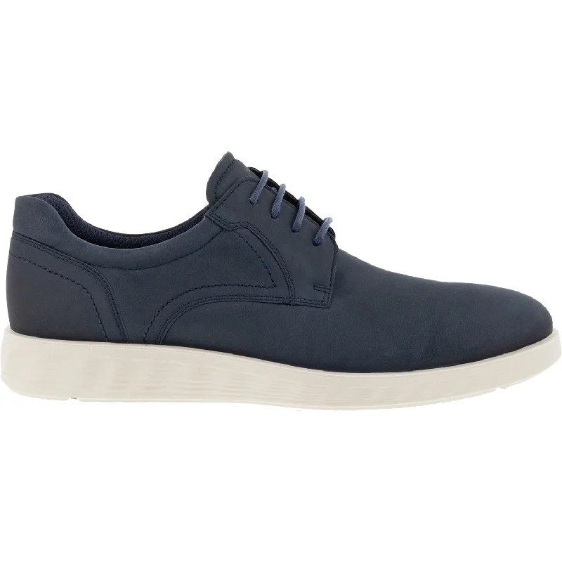 Men's Temperature-Regulating Boots Men's Ecco S Lite Hybrid Derby Marine Nubuck