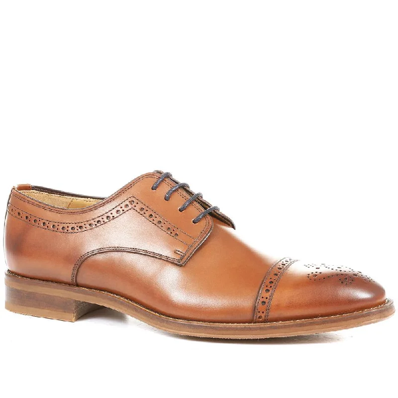 Men's Energy-Return Boots Chino Leather Derby Brogues - CHINO / 321 992