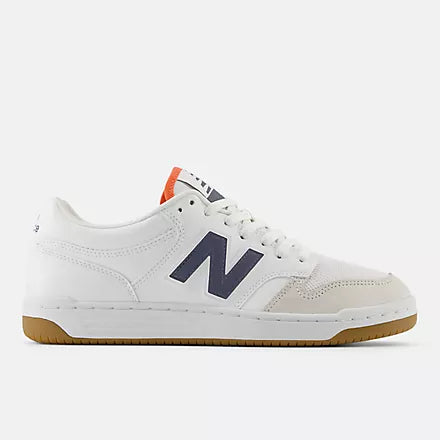 Men's Anti-Slip Shoes 480 Sneaker (White + Dark Arctic Grey + Gulf Red)