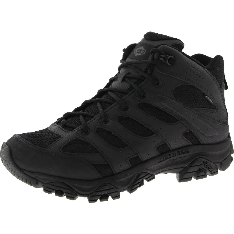 Men's Stylish Shoes Merrell Mens Moab 3 Mid Tactical WP Work Lace Up Work & Safety Boots