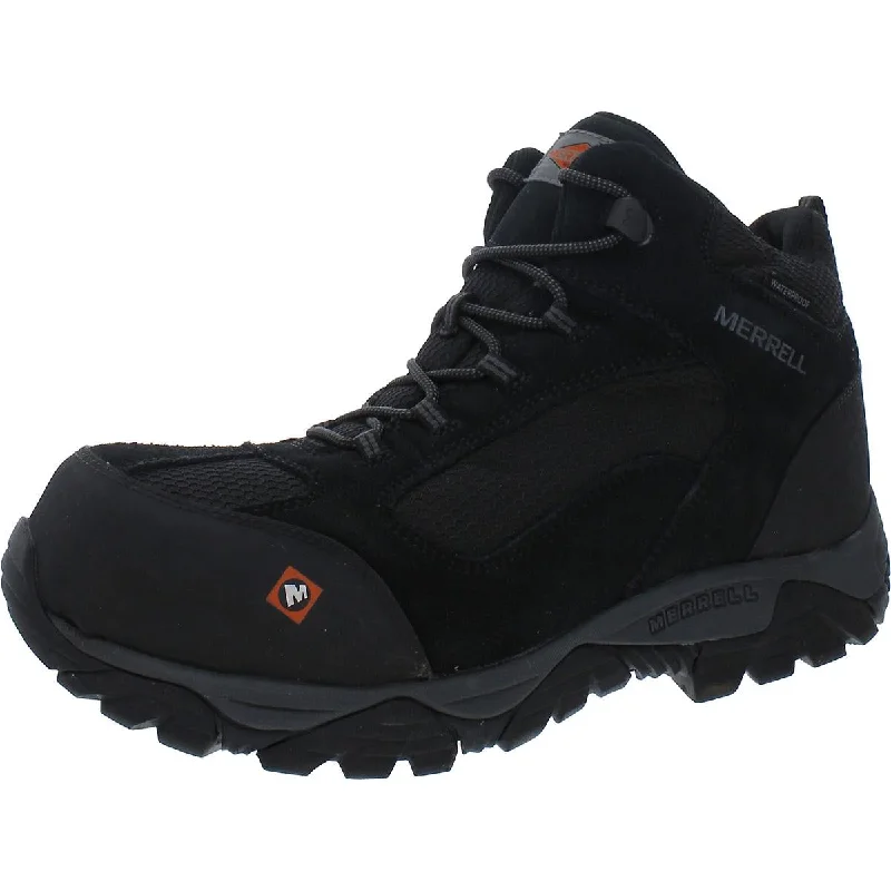 Men's Anti-Slip Shoes Merrell Mens Moab Onset Mid Suede Composite Toe Work & Safety Boots Men's Anti-Slip Shoes Merrell Mens Moab Onset Mid Suede Composite Toe Work & Safety Boots