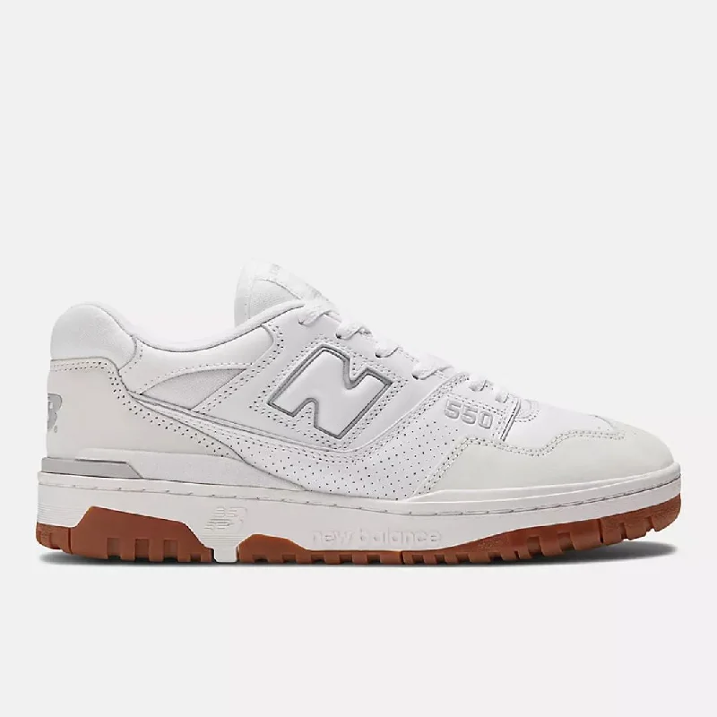 Men's Comfortable Boots 550 Sneaker (White + Gum)