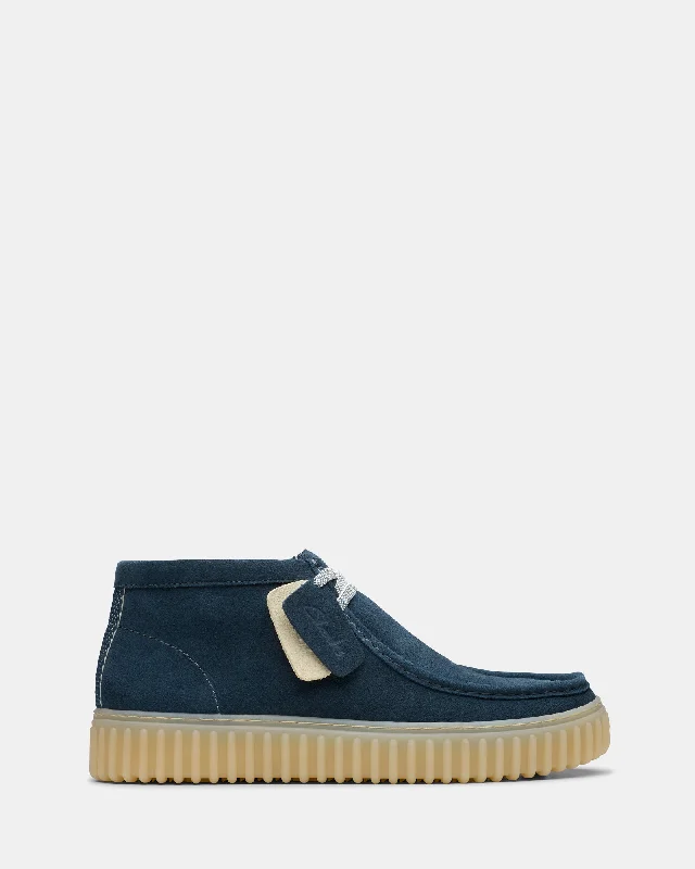 Men's Lightweight Shoes Torhill Hi Blue Suede