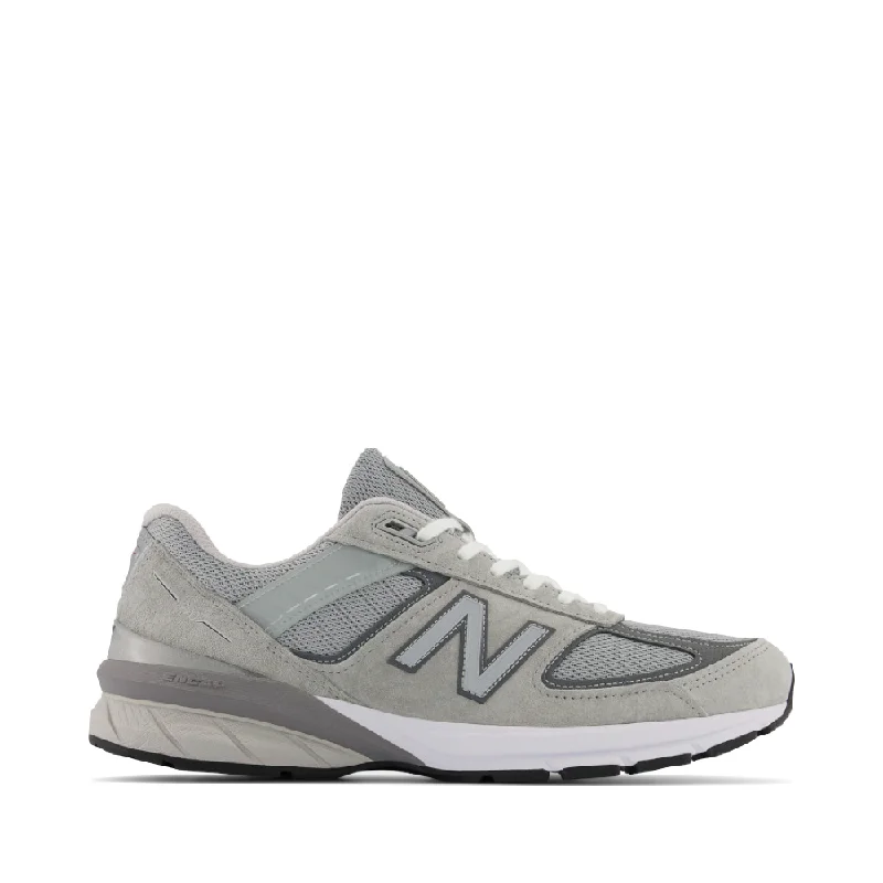 Men's Temperature-Regulating Shoes New Balance Men's MADE in USA 990v5 Sneakers in Grey Men's Temperature-Regulating Shoes New Balance Men's MADE in USA 990v5 Sneakers in Grey