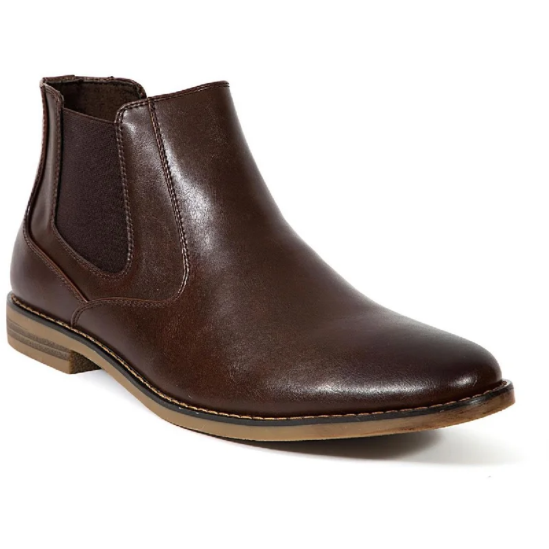 Men's Elegant Shoes Deer Stags Mens Hal Faux Leather Chelsea Boots