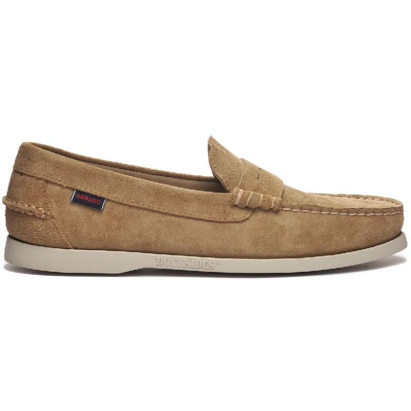 Sleek And Modern Shoes Dan Boat Roughout - Camel