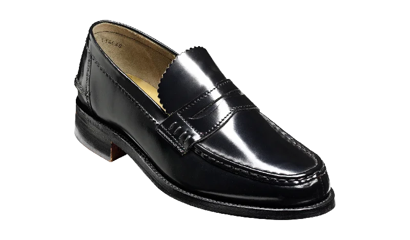 Men's Handcrafted Shoes Caruso - Black Hi-Shine