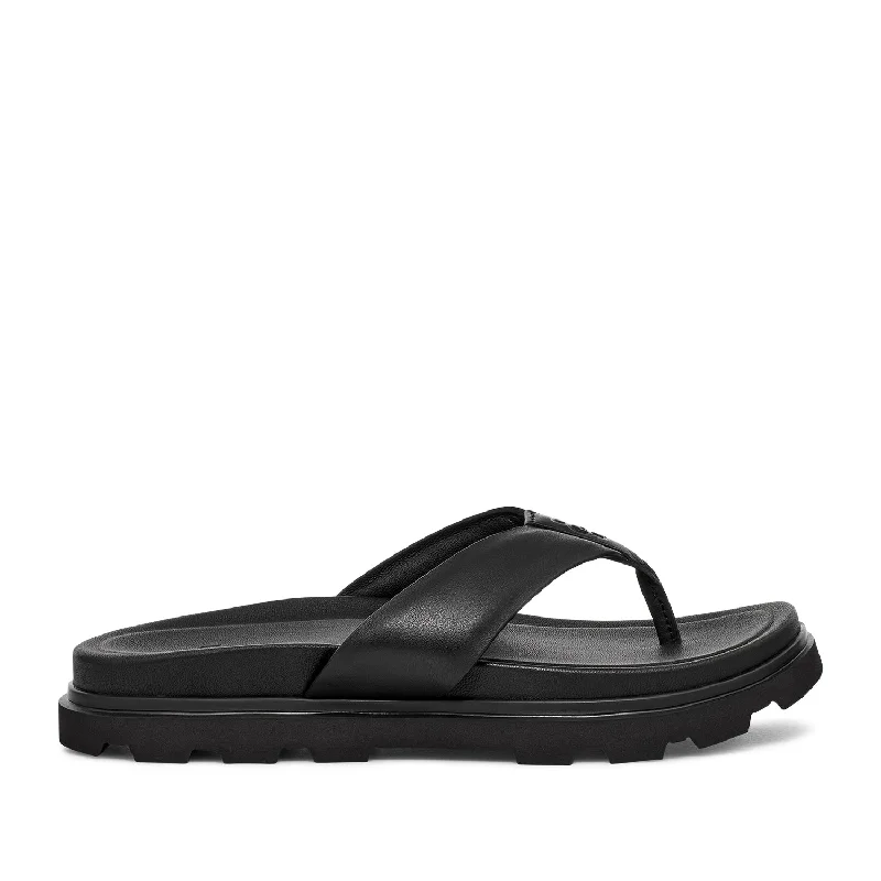 Lightweight Breathable Shoes For Men UGG Men's Capitola Flip in Black