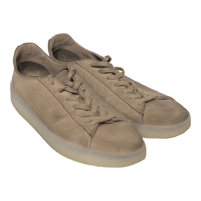Men's Anti-Slip Shoes FOG ESSENTIALS/Low-Sneakers/EU 42/Leather/GRY/TENNIS LOW WARM TAUPE