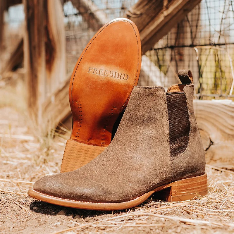 Men's Waterproof Shoes Palmer - Taupe Suede